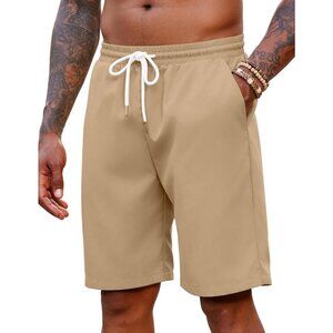 Coofandy Men's Running Athletic Gym Workout  Fitted Exercise Shorts